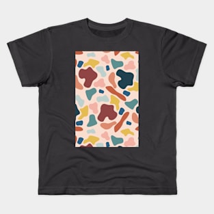 Abstract Paint Pattern Larger Scale Graphic Kids T-Shirt